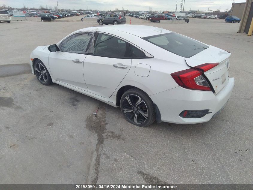 2018 Honda Civic Touring VIN: 2HGFC1F96JH100101 Lot: 20153059
