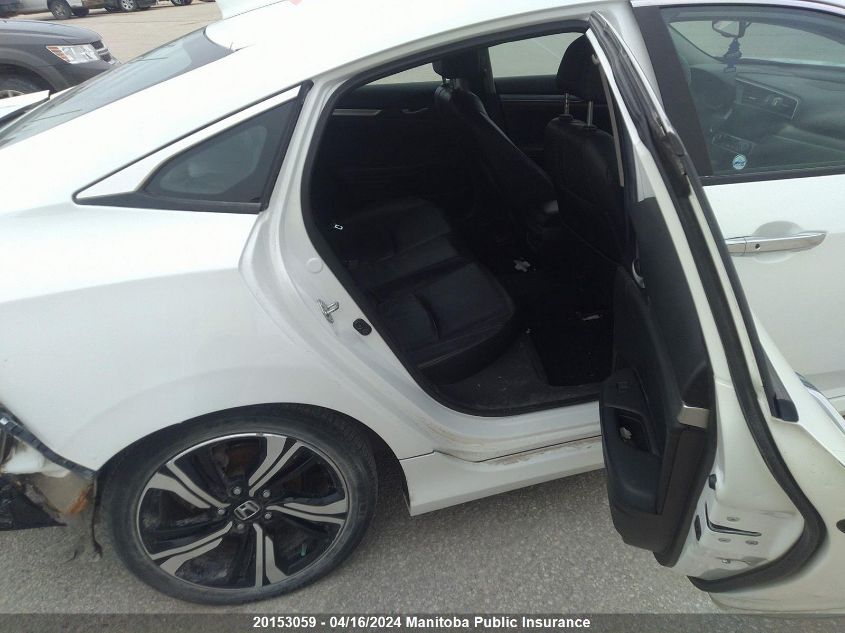 2018 Honda Civic Touring VIN: 2HGFC1F96JH100101 Lot: 20153059