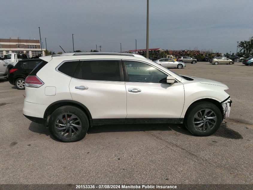 2016 Nissan Rogue Sl VIN: 5N1AT2MV3GC856152 Lot: 20153336