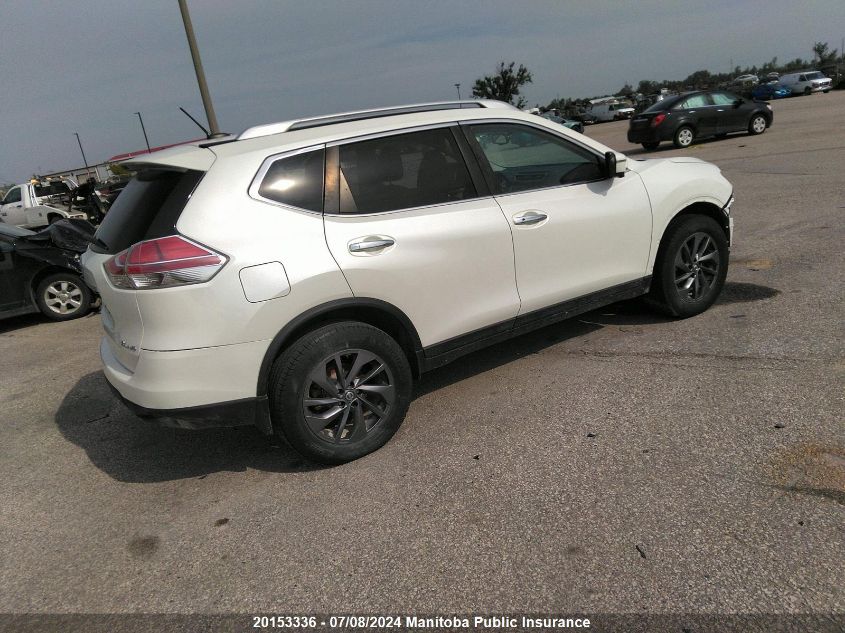 2016 Nissan Rogue Sl VIN: 5N1AT2MV3GC856152 Lot: 20153336