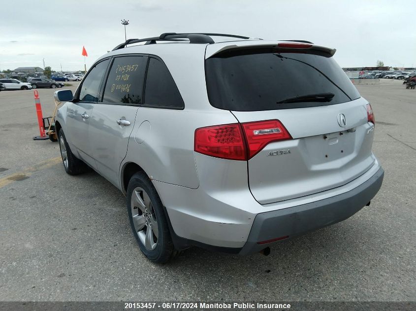 2007 Acura Mdx Elite VIN: 2HNYD28897H004626 Lot: 20153457