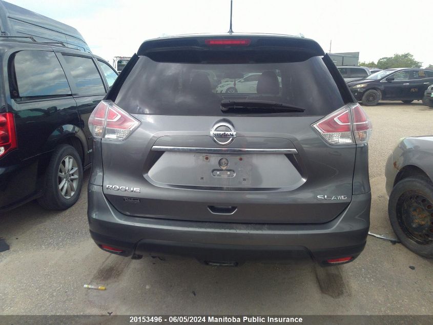 2016 Nissan Rogue Sl VIN: 5N1AT2MV2GC803958 Lot: 20153496