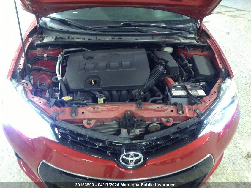 2015 Toyota Corolla S VIN: 2T1BURHE4FC388852 Lot: 20153590