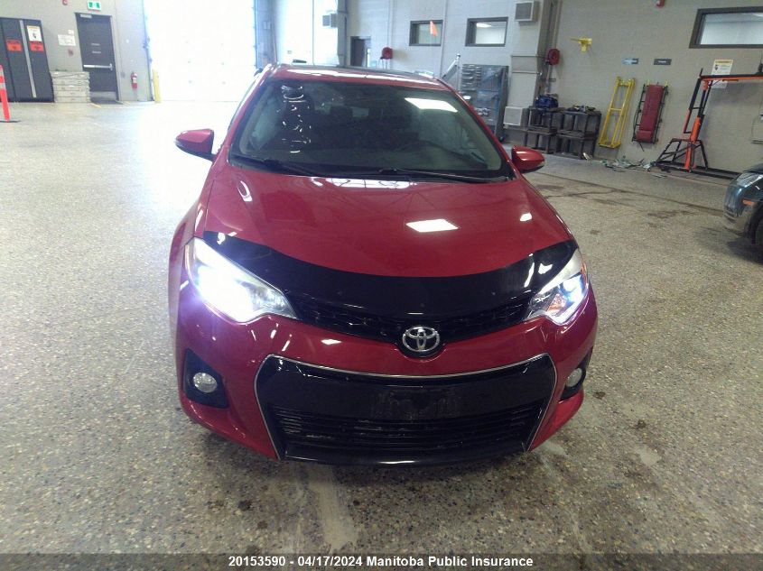 2015 Toyota Corolla S VIN: 2T1BURHE4FC388852 Lot: 20153590