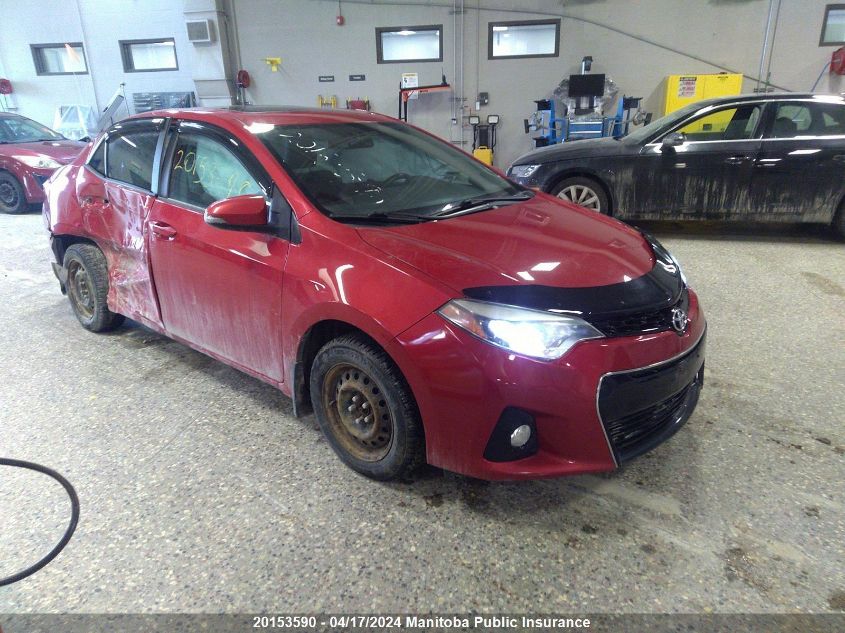 2015 Toyota Corolla S VIN: 2T1BURHE4FC388852 Lot: 20153590