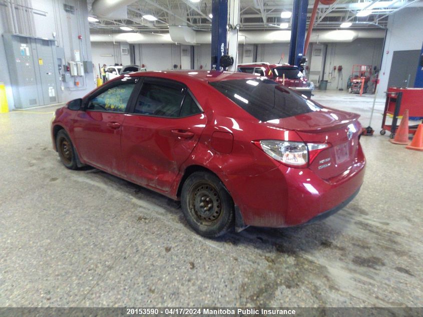 2015 Toyota Corolla S VIN: 2T1BURHE4FC388852 Lot: 20153590