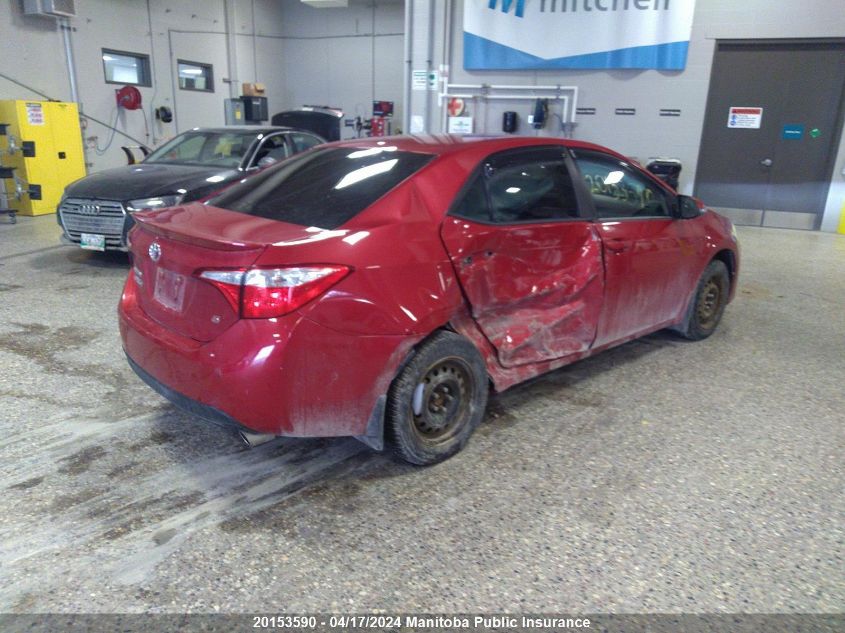 2015 Toyota Corolla S VIN: 2T1BURHE4FC388852 Lot: 20153590