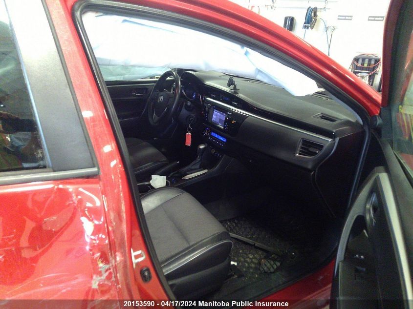 2015 Toyota Corolla S VIN: 2T1BURHE4FC388852 Lot: 20153590