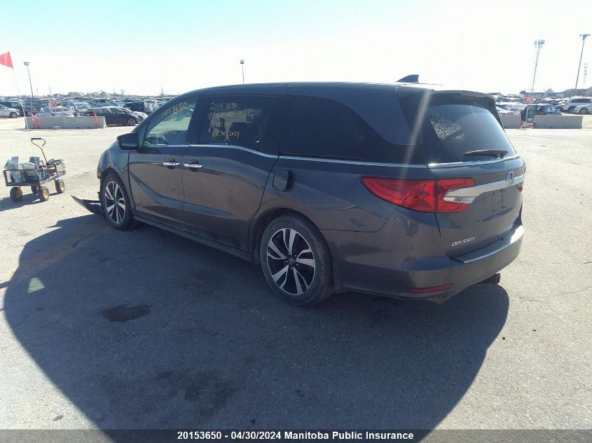 2018 Honda Odyssey Touring VIN: 5FNRL6H84JB501116 Lot: 20153650