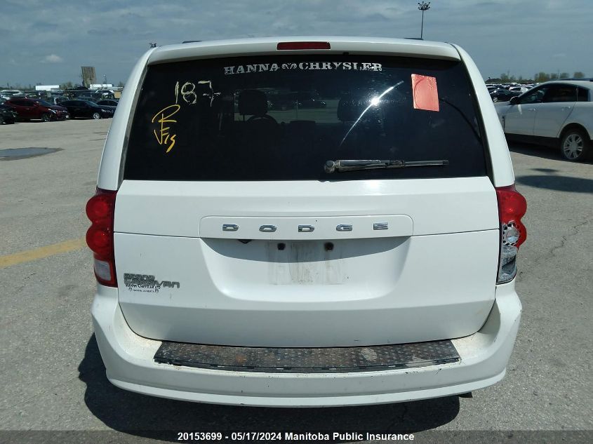 2012 Dodge Grand Caravan Se VIN: 2C4RDGBGXCR371319 Lot: 20153699