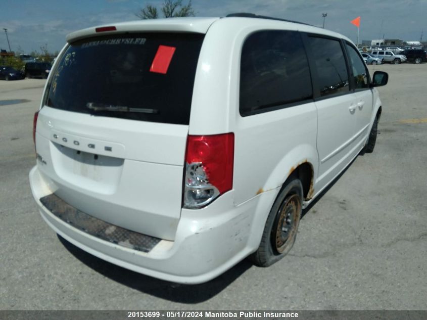 2012 Dodge Grand Caravan Se VIN: 2C4RDGBGXCR371319 Lot: 20153699