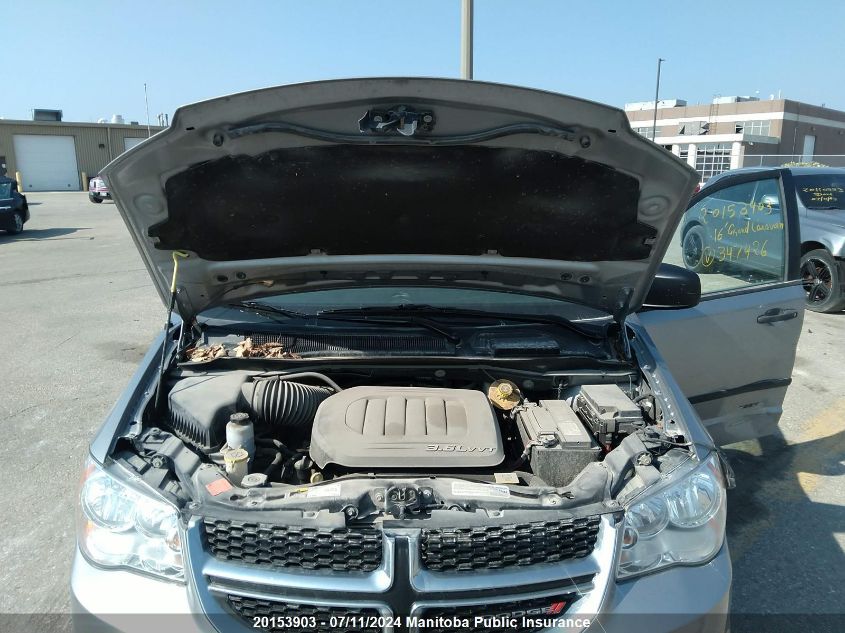 2016 Dodge Grand Caravan Se VIN: 2C4RDGBG4GR347426 Lot: 20153903