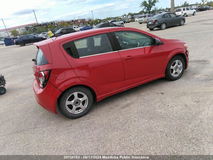 2013 Chevrolet Sonic Rs VIN: 1G1JG6SB6D4230683 Lot: 20154183