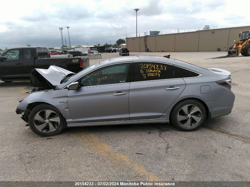 2016 Hyundai Sonata Hybrid VIN: KMHE34L1XGA008079 Lot: 20154233