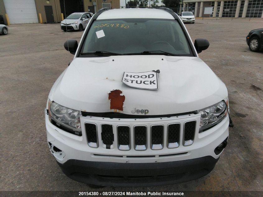 2012 Jeep Compass Sport VIN: 1C4NJDAB7CD591497 Lot: 20154380