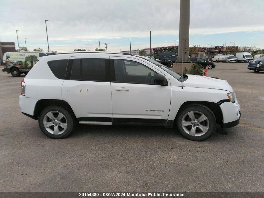 2012 Jeep Compass Sport VIN: 1C4NJDAB7CD591497 Lot: 20154380