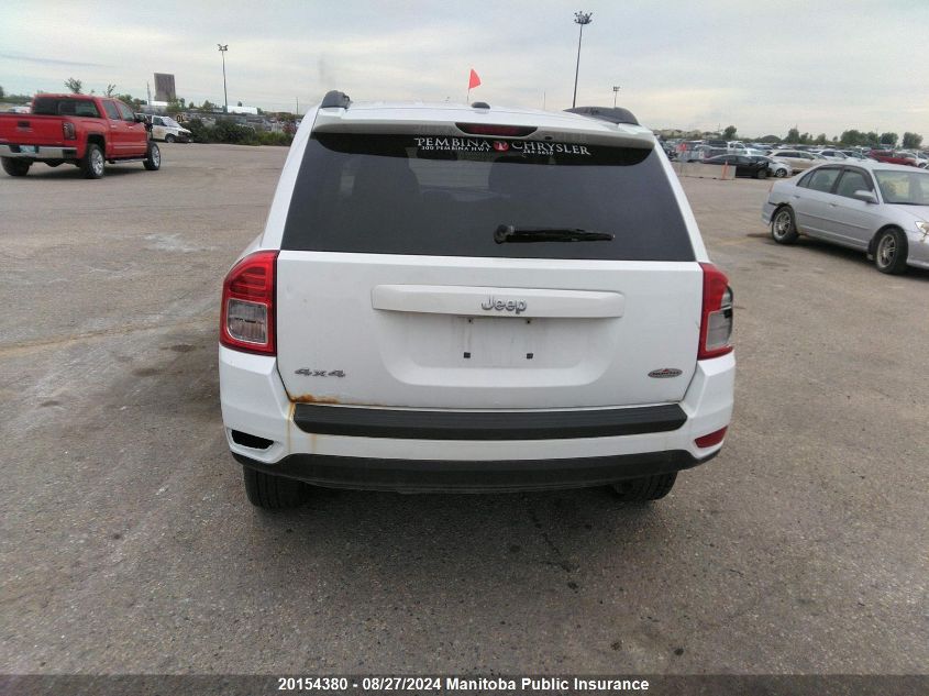 2012 Jeep Compass Sport VIN: 1C4NJDAB7CD591497 Lot: 20154380