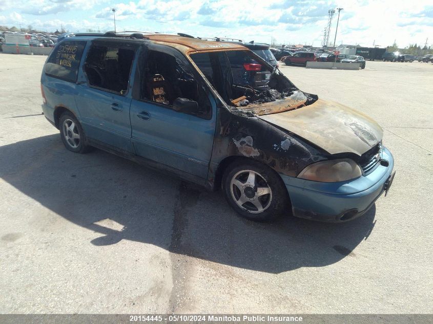 2001 Ford Windstar Sport VIN: 2FMZA57421BA73036 Lot: 20154445