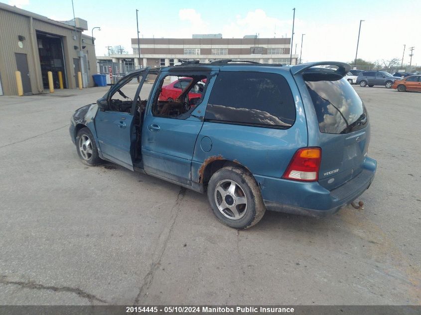 2001 Ford Windstar Sport VIN: 2FMZA57421BA73036 Lot: 20154445