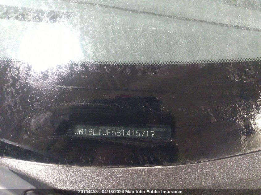 2011 Mazda Mazda3 Gs VIN: JM1BL1UF5B1415719 Lot: 20154453