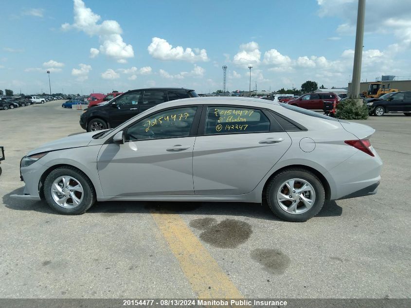 2021 Hyundai Elantra Essential VIN: KMHLM4AG9MU142247 Lot: 20154477