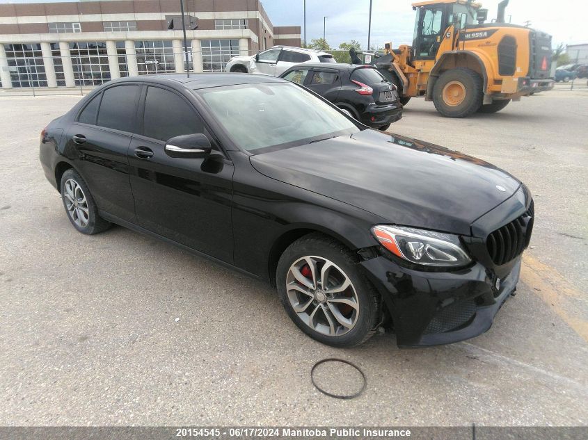 2015 Mercedes Benz C300W 4Matic VIN: 55SWF4KBXFU063730 Lot: 20154545