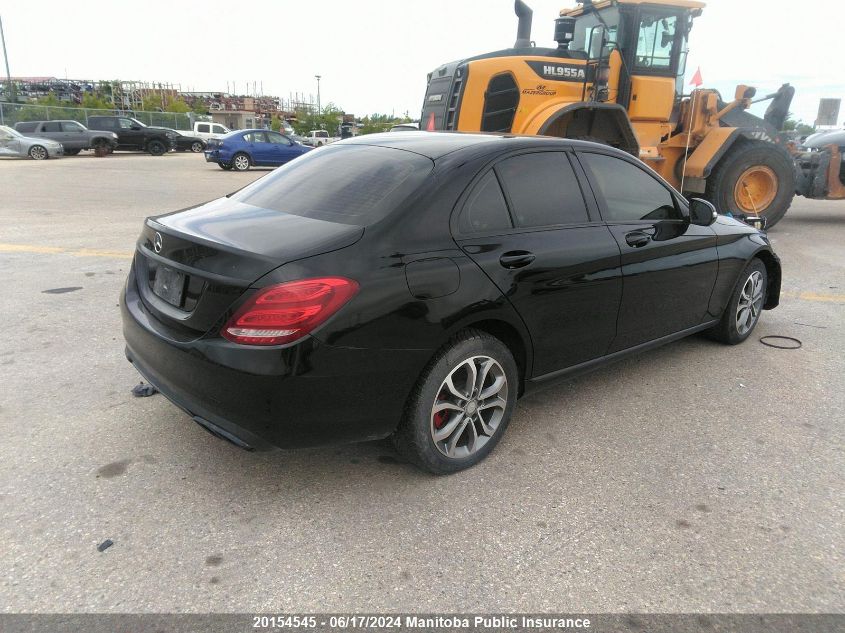 2015 Mercedes Benz C300W 4Matic VIN: 55SWF4KBXFU063730 Lot: 20154545