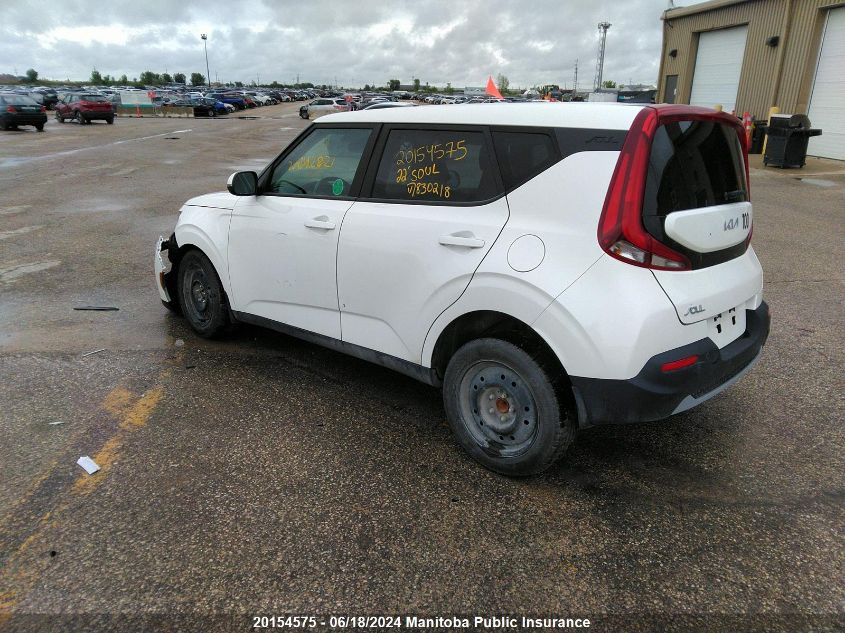 2022 Kia Soul Ex VIN: KNDJ33AU4N7830218 Lot: 20154575