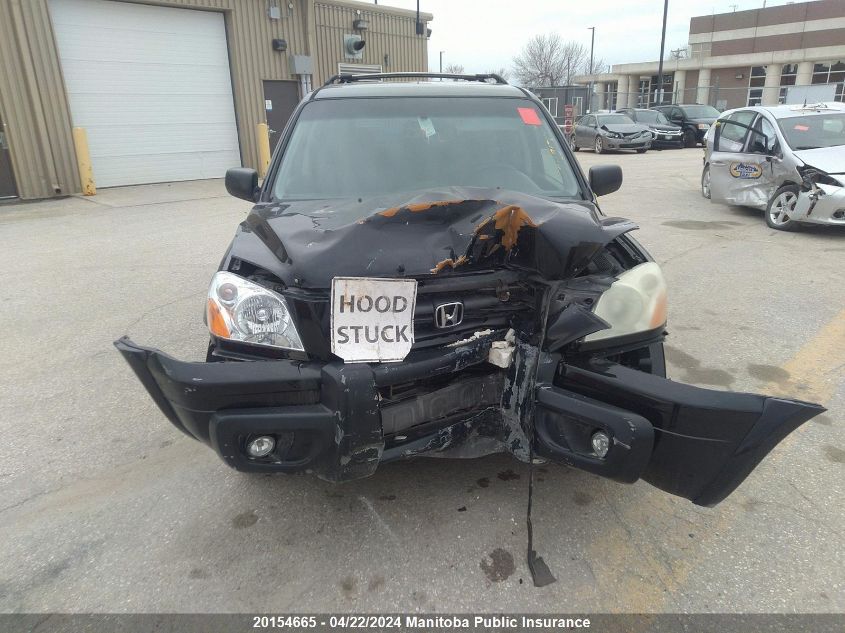 2004 Honda Pilot Granite VIN: 2HKYF18184H004357 Lot: 44508164