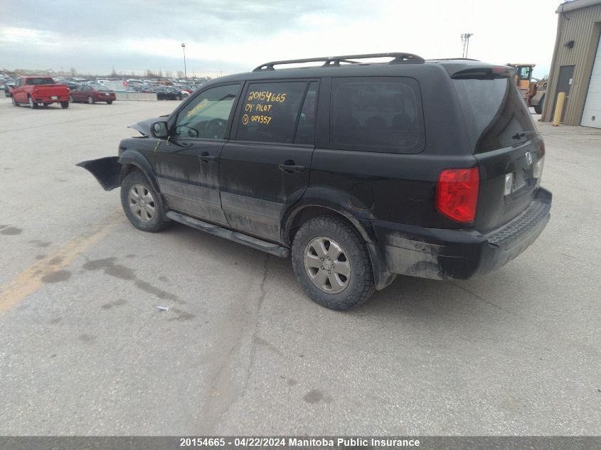 2004 Honda Pilot Granite VIN: 2HKYF18184H004357 Lot: 44508164