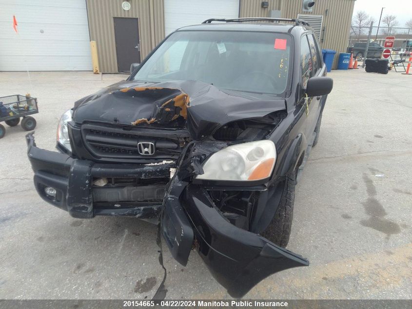 2004 Honda Pilot Granite VIN: 2HKYF18184H004357 Lot: 44508164