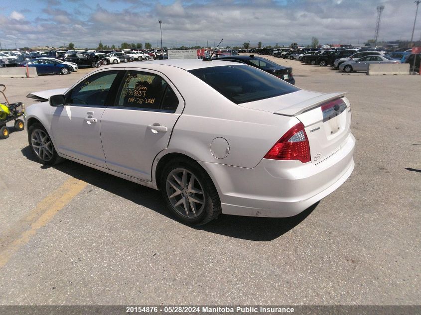 2010 Ford Fusion Sel VIN: 3FAHP0JA8AR358637 Lot: 20154876