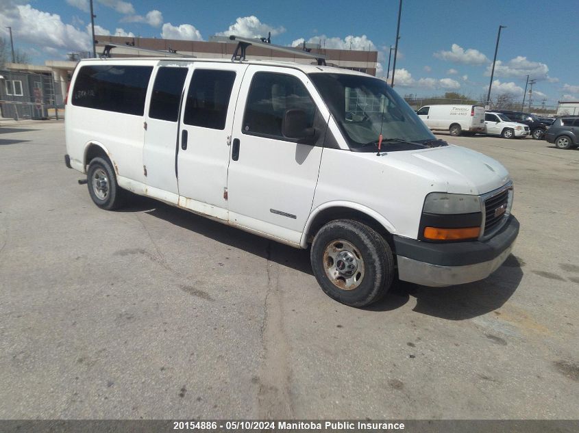 2003 GMC Savana 3500 Ext VIN: 1GJHG39U831229880 Lot: 20154886