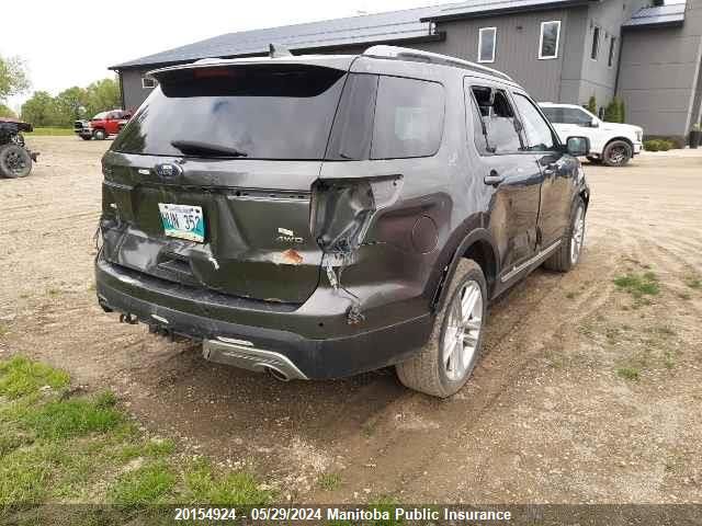 2017 Ford Explorer Xlt VIN: 1FM5K8D86HGD60788 Lot: 20154924