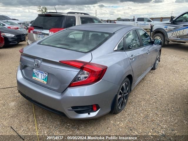 2018 Honda Civic Ex VIN: 2HGFC2F85JH004568 Lot: 20154937