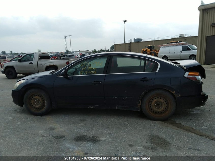 2008 Nissan Altima 2.5 S VIN: 1N4AL21E78C190445 Lot: 20154958