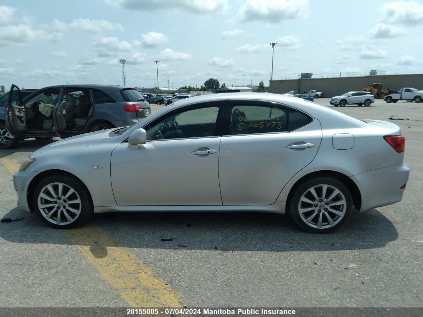 2006 Lexus Is 250 VIN: GSE255005773 Lot: 20155005