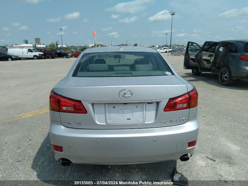 2006 Lexus Is 250 VIN: GSE255005773 Lot: 20155005