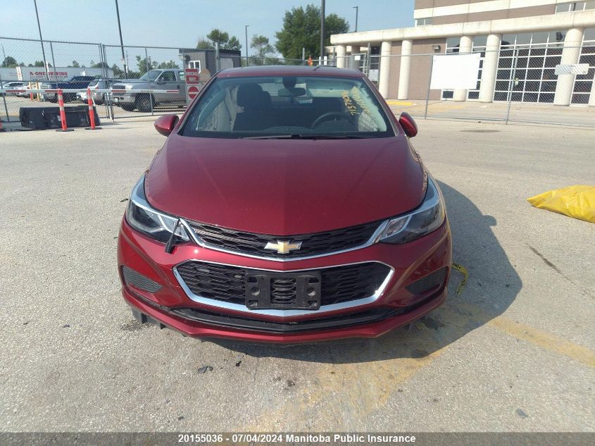 2017 Chevrolet Cruze Lt Turbo VIN: 1G1BE5SM1H7154168 Lot: 20155036