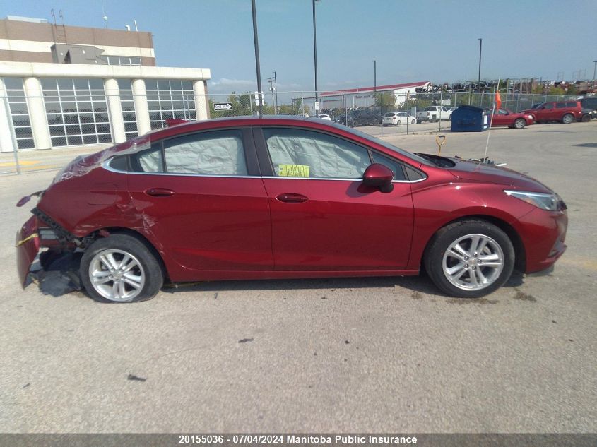 2017 Chevrolet Cruze Lt Turbo VIN: 1G1BE5SM1H7154168 Lot: 20155036