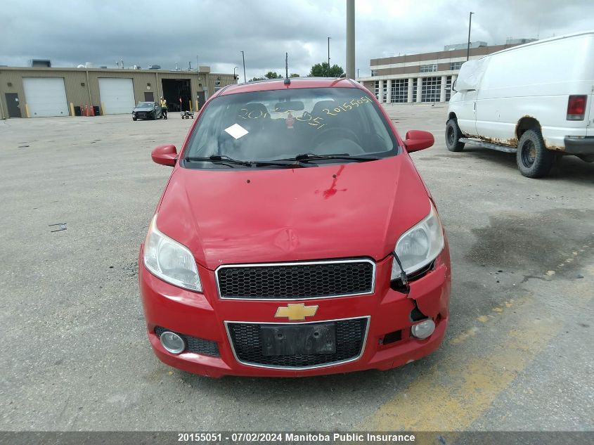 2011 Chevrolet Aveo Ls VIN: 3G1TC6DG2BL114580 Lot: 20155051