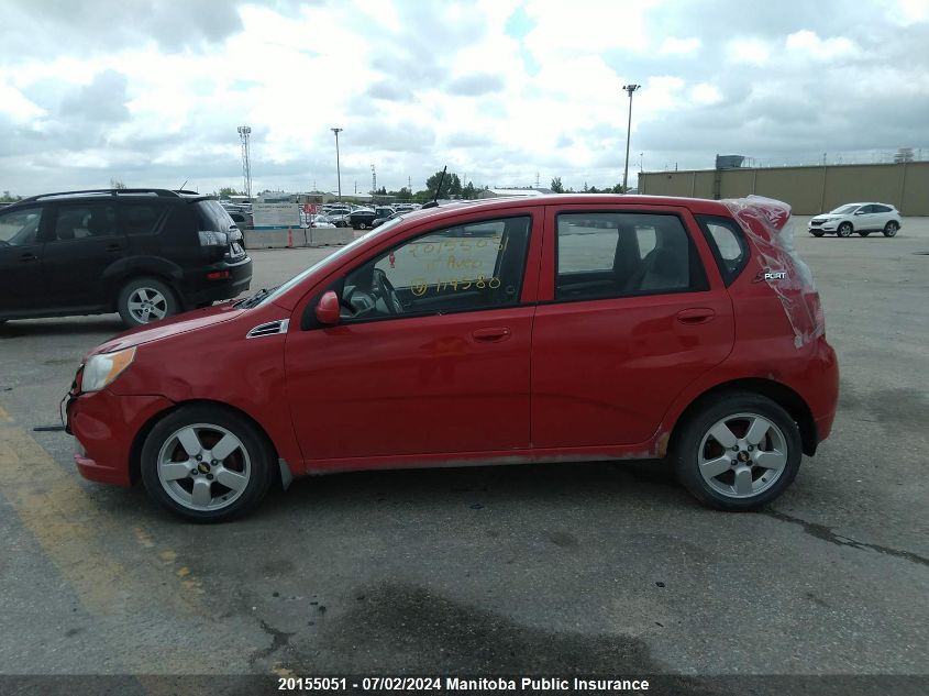 2011 Chevrolet Aveo Ls VIN: 3G1TC6DG2BL114580 Lot: 20155051