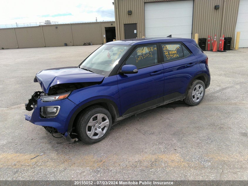 2022 Hyundai Venue Essential VIN: KMHRB8A3XNU195254 Lot: 20155052