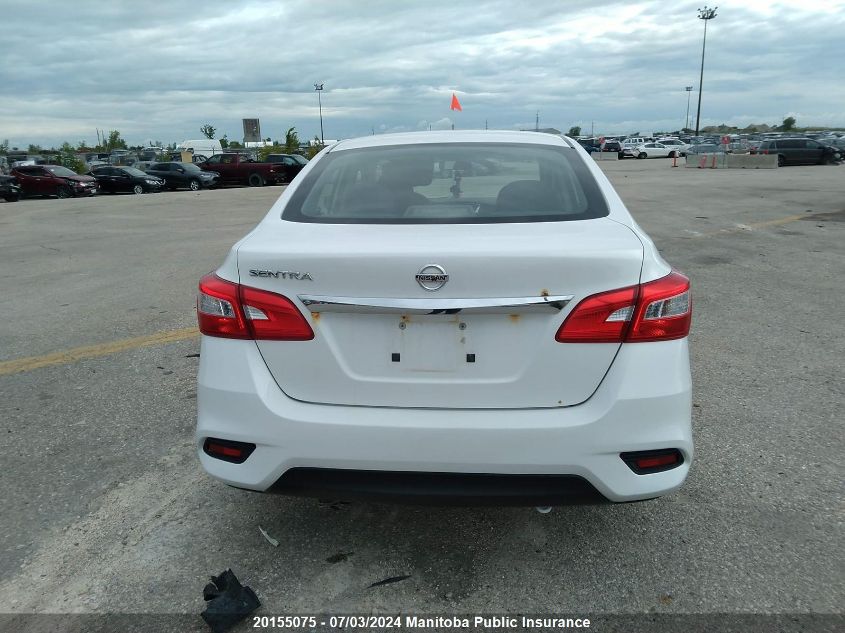 2016 Nissan Sentra 1.8 S VIN: 3N1AB7AP2GL655098 Lot: 20155075