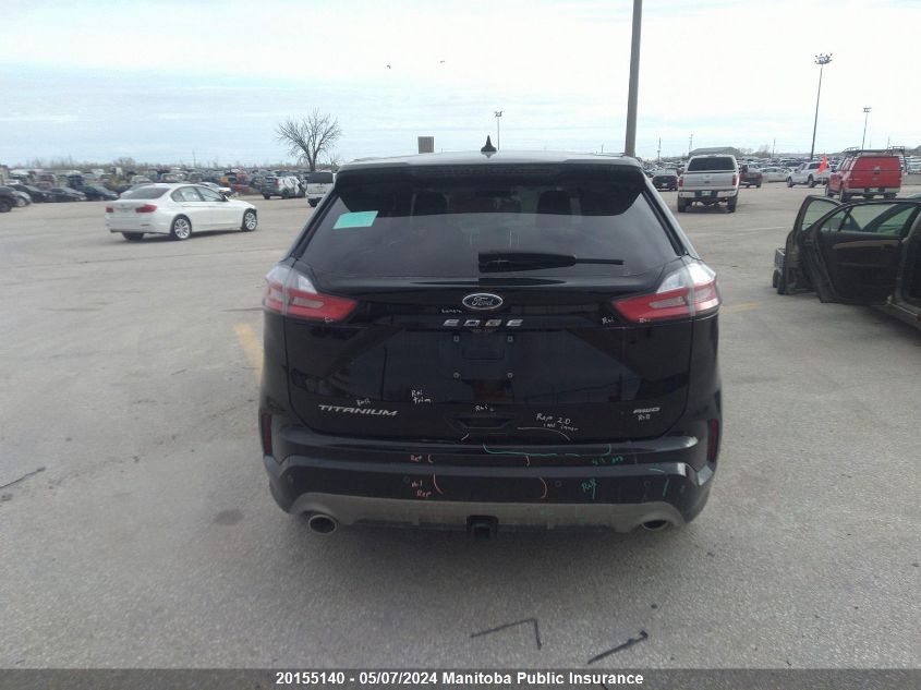 2022 Ford Edge Titanium VIN: 2FMPK4K94NBA48243 Lot: 20155140