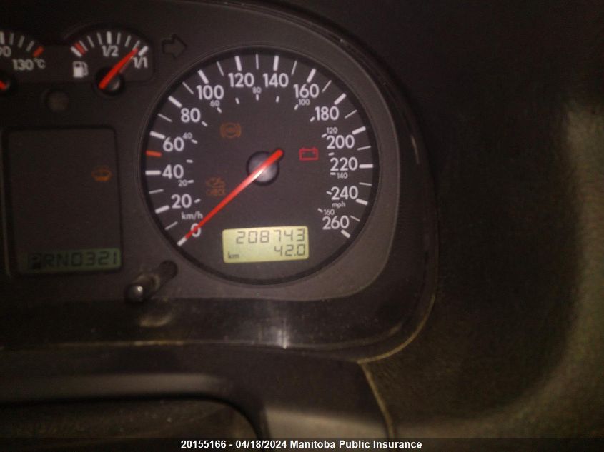 2001 Volkswagen Jetta Gls VIN: 3VWSB29M21M154077 Lot: 20155166