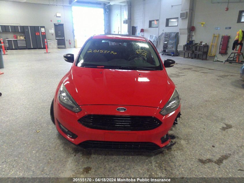 2016 Ford Focus Se VIN: 1FADP3K23GL346670 Lot: 20155170