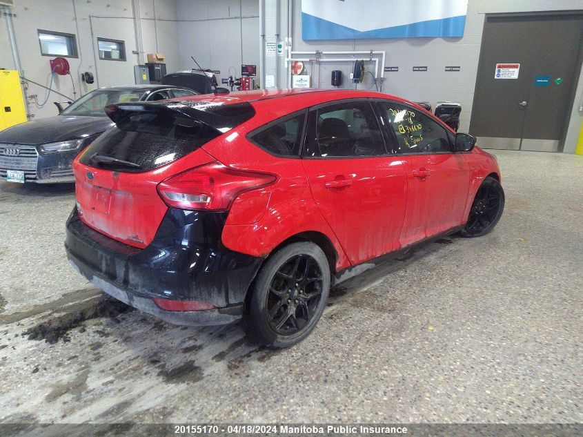 2016 Ford Focus Se VIN: 1FADP3K23GL346670 Lot: 20155170