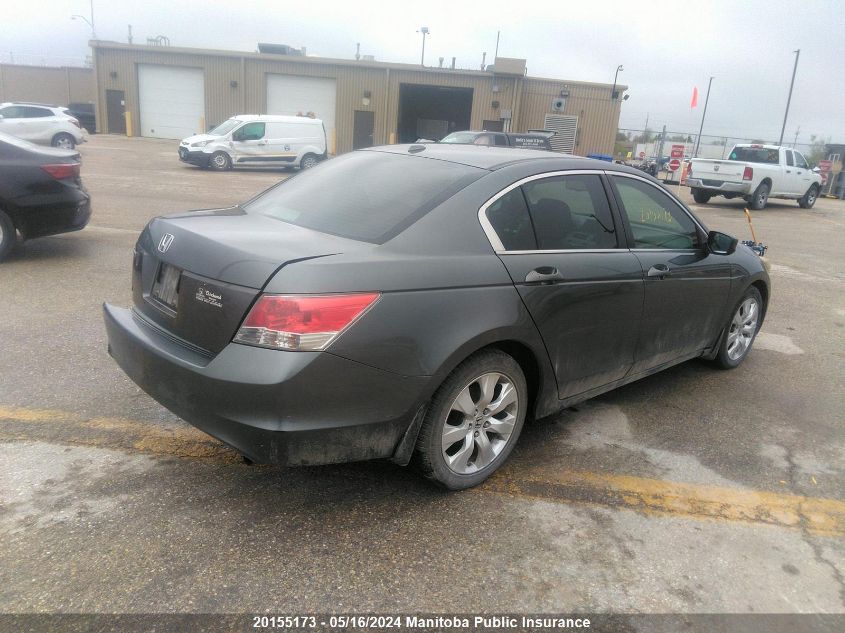 2009 Honda Accord Ex-L VIN: 1HGCP26829A806626 Lot: 20155173