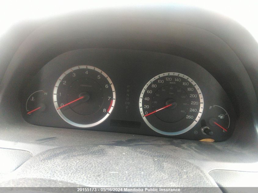 2009 Honda Accord Ex-L VIN: 1HGCP26829A806626 Lot: 20155173